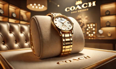 shop coach gold bracelet watch