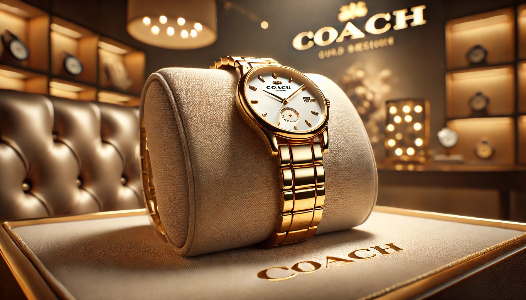 shop coach gold bracelet watch